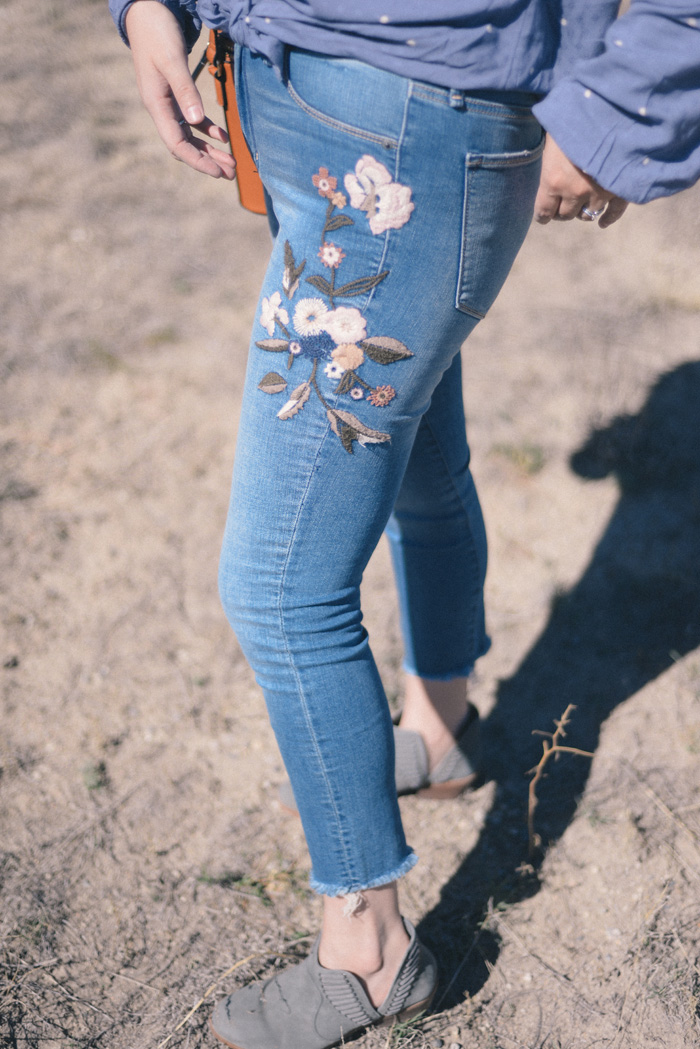 abercrombie embroidered jeans